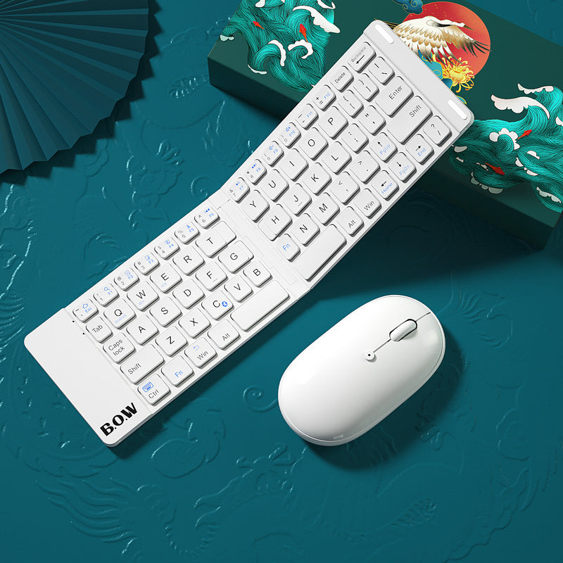 Folding Bluetooth Keyboard And Mouse Set