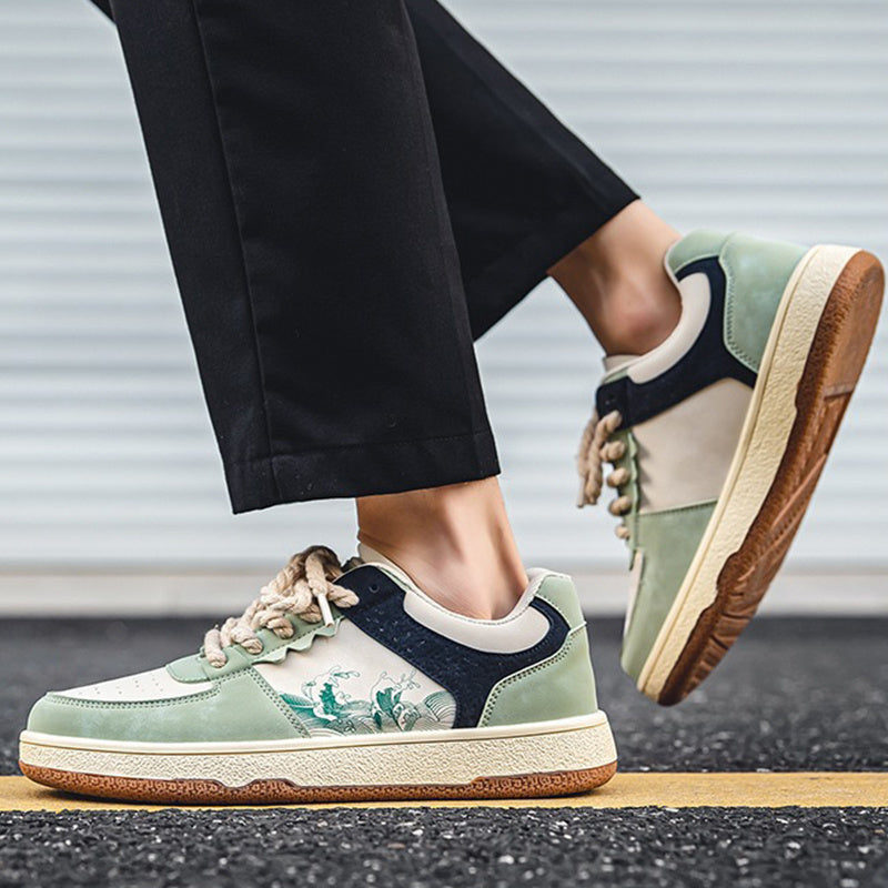Men’s Lace-Up Casual Sneakers