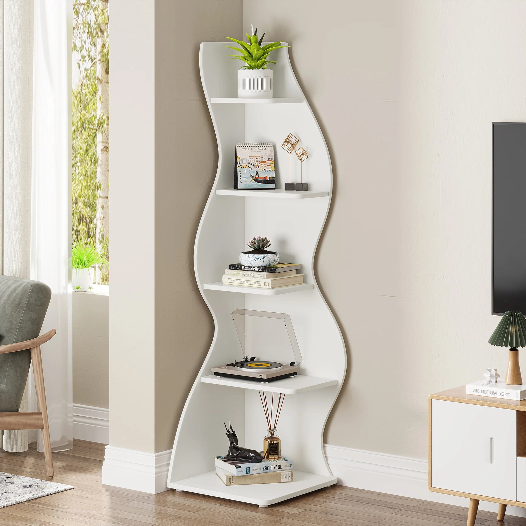 Tribe signs Corner Shelf