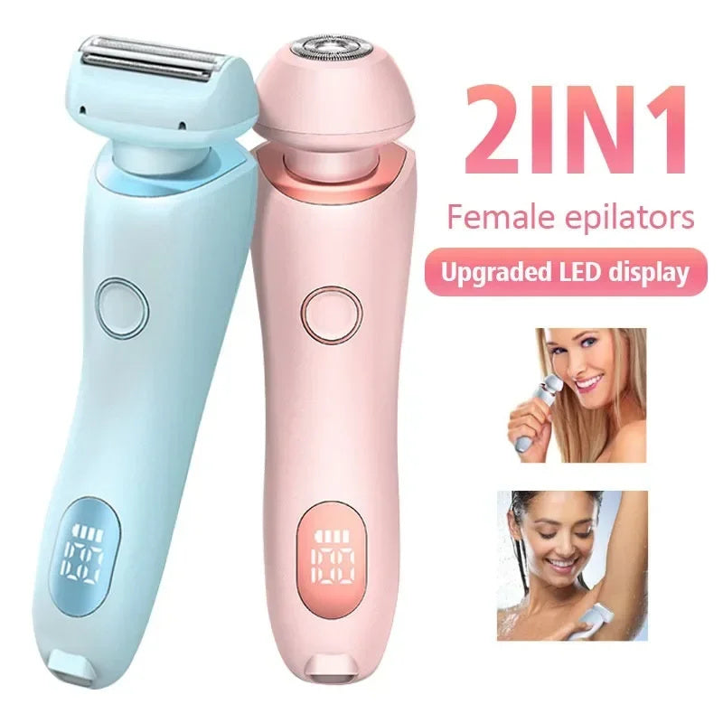2 in 1 Women's body hair removal