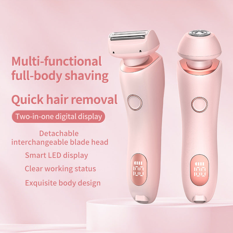 2 in 1 Women's body hair removal