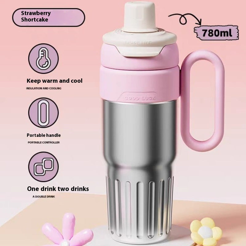 780ml Gradient Double Drink Thermal bottle