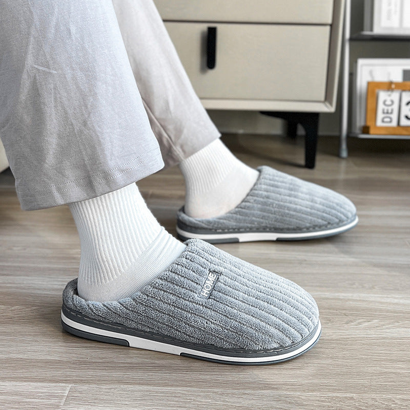 Solid Colour Simple Cotton Slippers