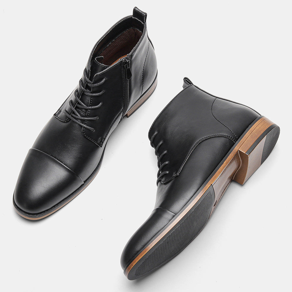 Men's leather boots