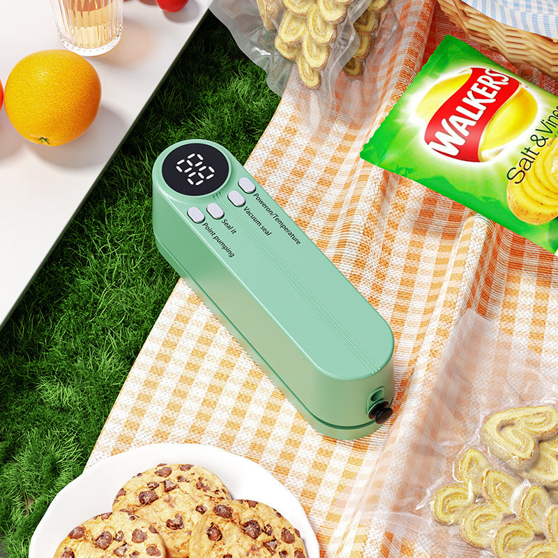 Mini Wireless Vacuum Sealer – USB Rechargeable & Portable