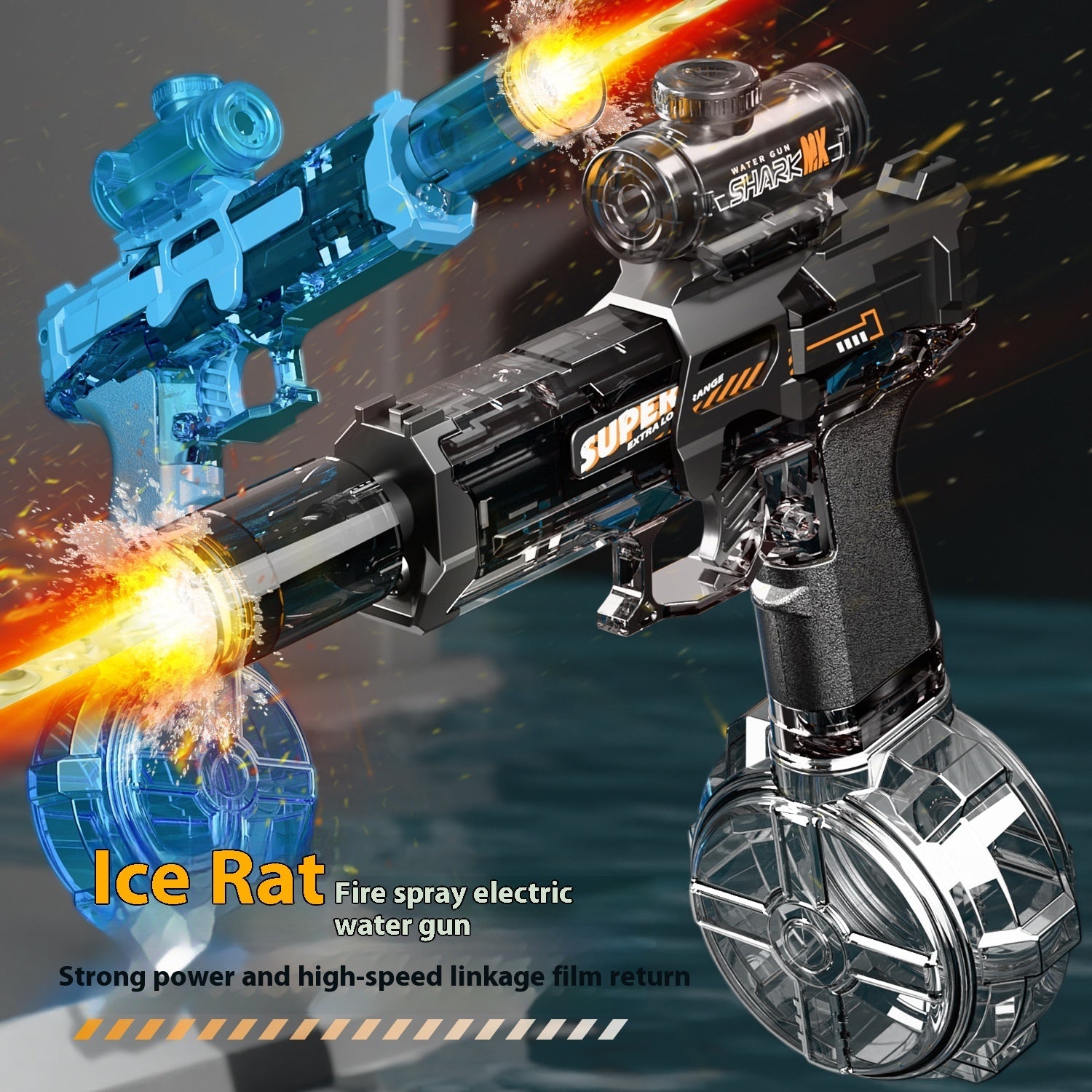 LED Lights Electric Water Guns Children
