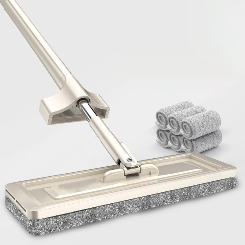Premium Microfiber Flat Mop with Stainless Steel Handle