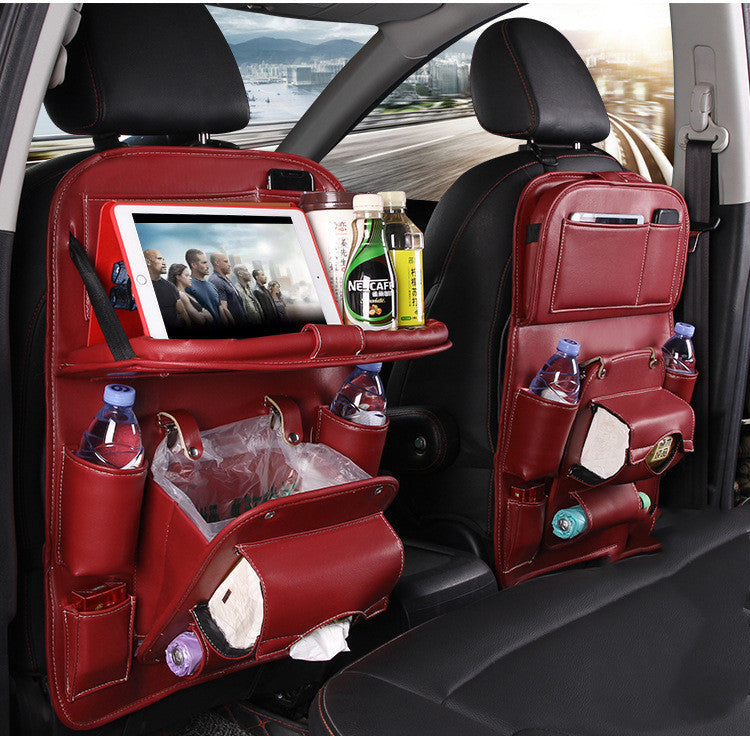 Multifunction Seat Back Tray Hanging Bag