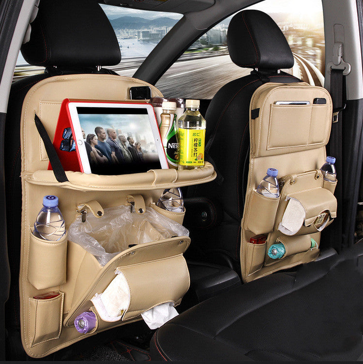 Multifunction Seat Back Tray Hanging Bag