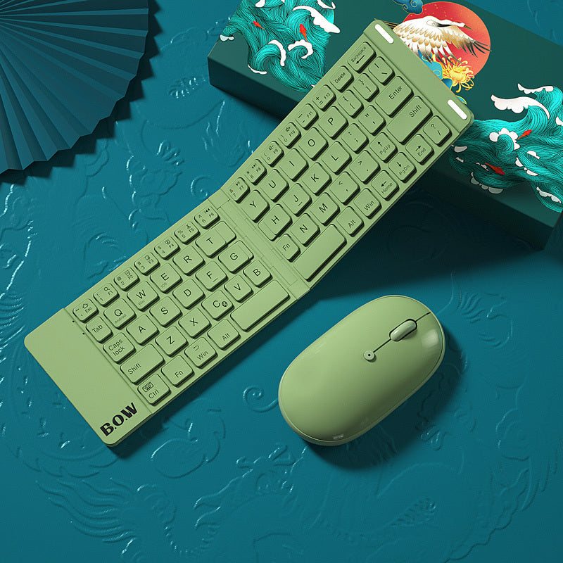 Folding Bluetooth Keyboard And Mouse Set