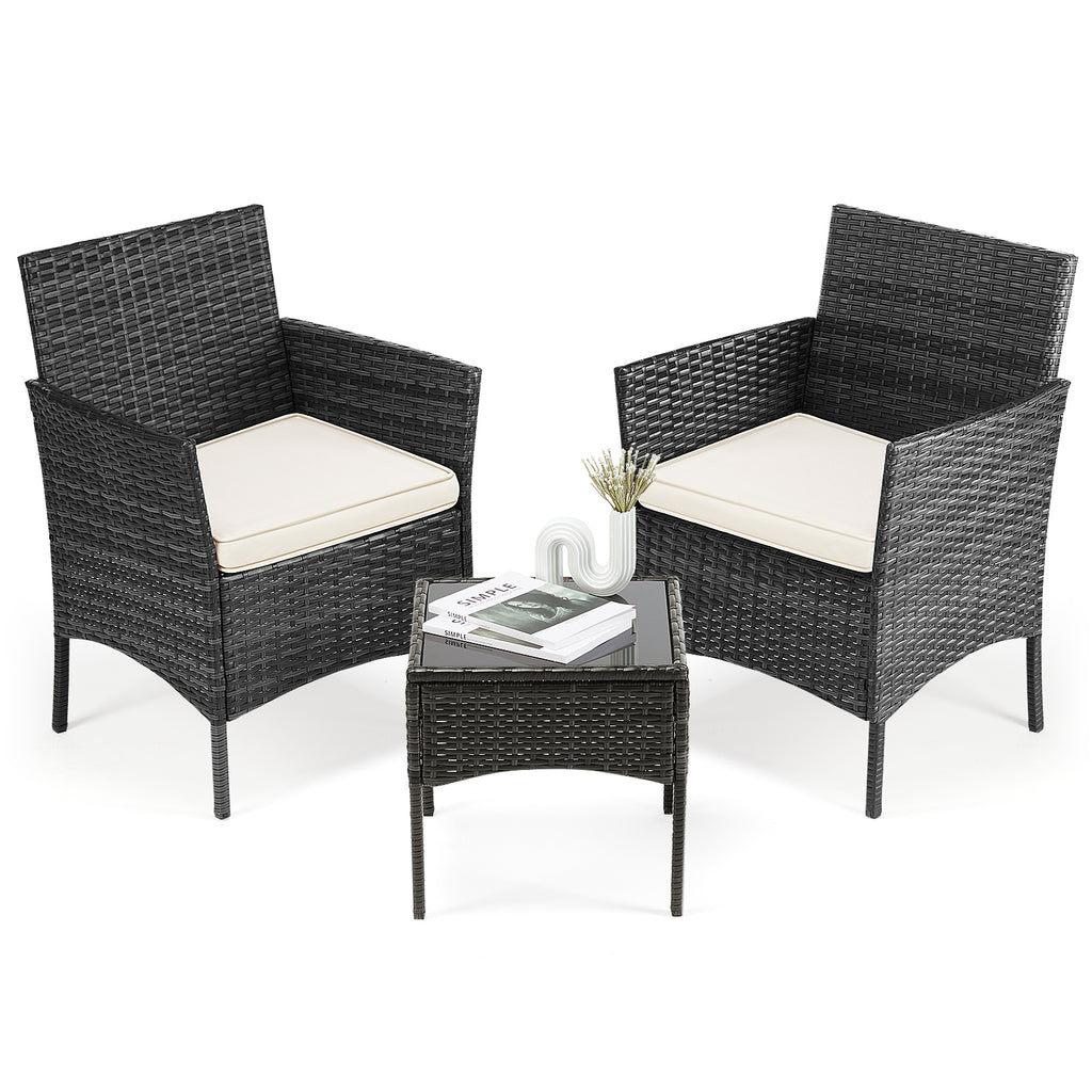 Outdoor Furniture With Glass Table