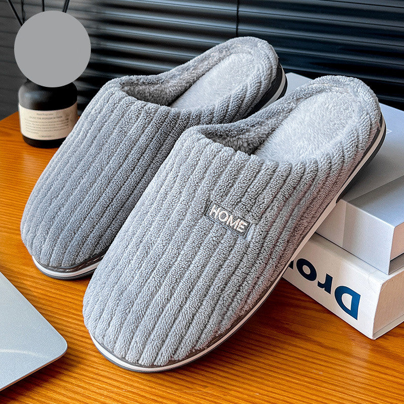 Solid Colour Simple Cotton Slippers