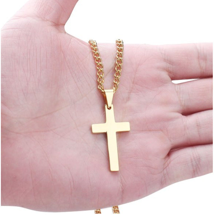 Classic Cross Necklace Men's