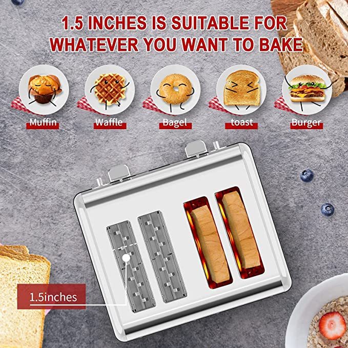 4 Slice and dual control Toaster