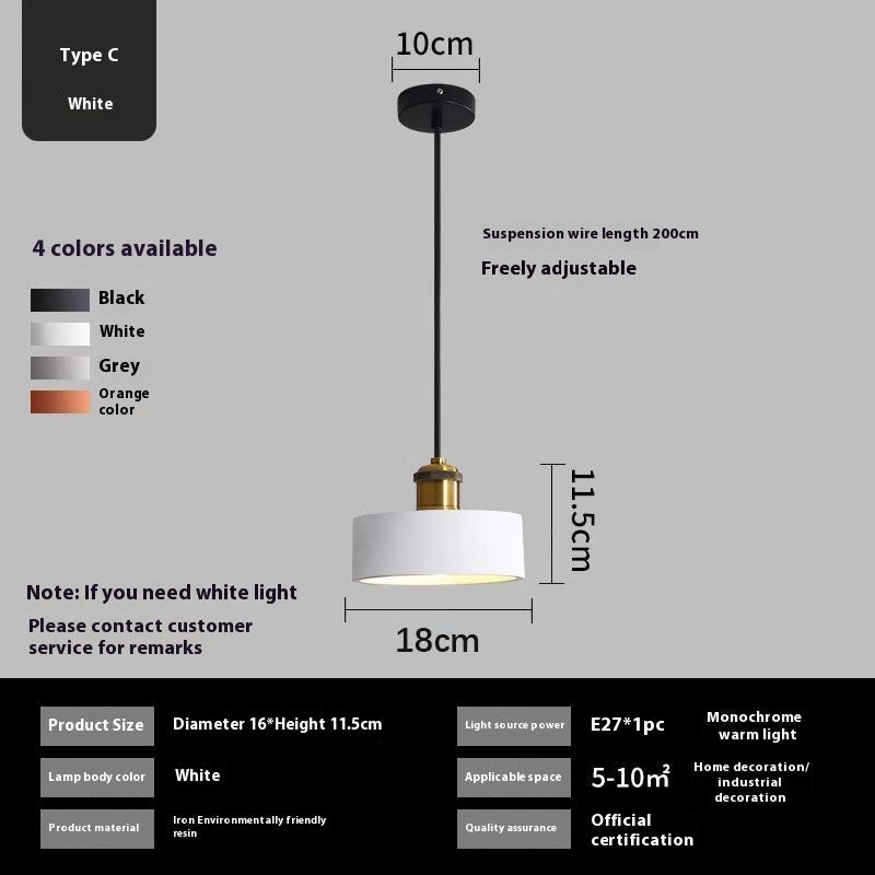 Simple Chandelier Dining Table Bar Lamp