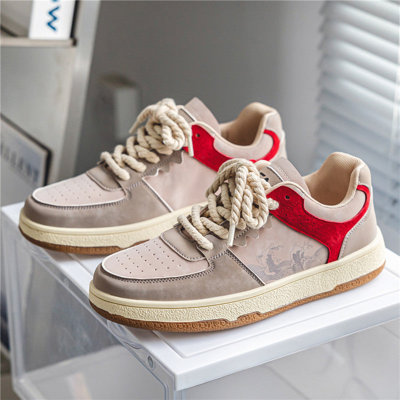 Men’s Lace-Up Casual Sneakers