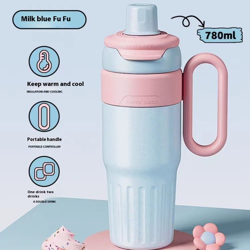 780ml Gradient Double Drink Thermal bottle
