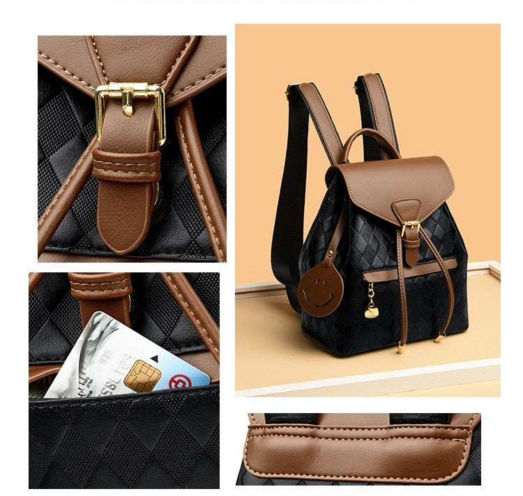 Female Backpack Casual Multifunction Women Leather Backpack