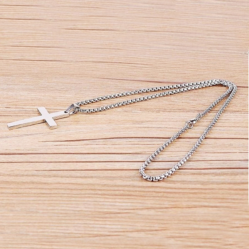 Classic Cross Necklace Men's