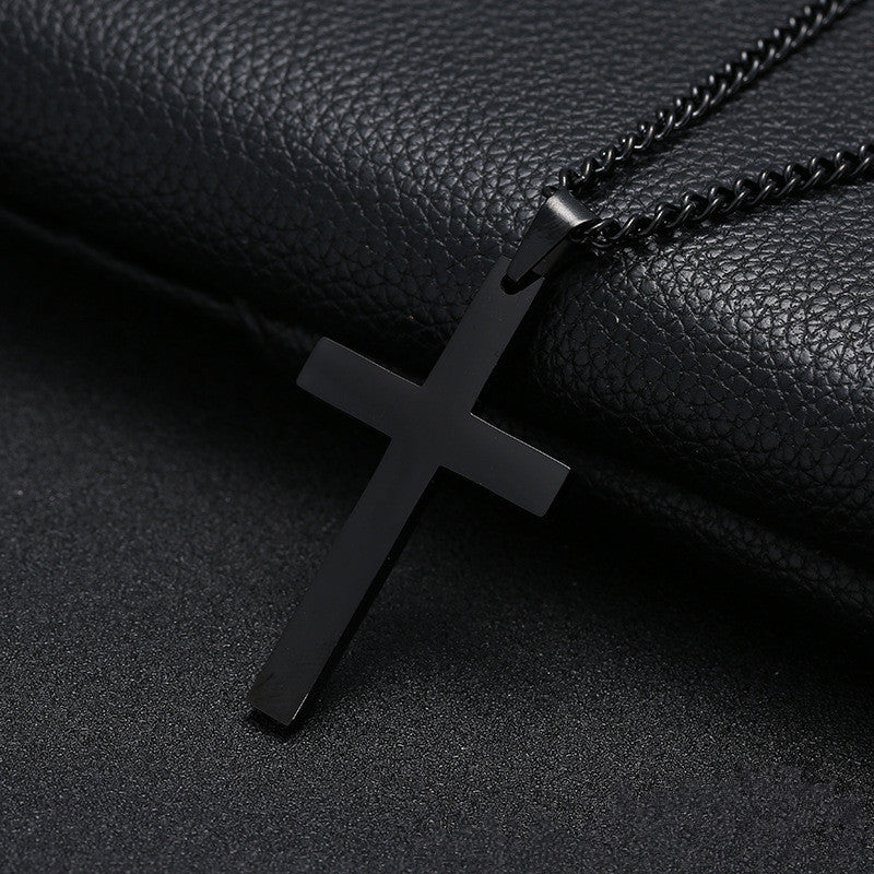 Classic Cross Necklace Men's