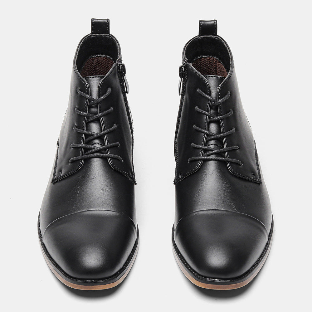 Men's leather boots