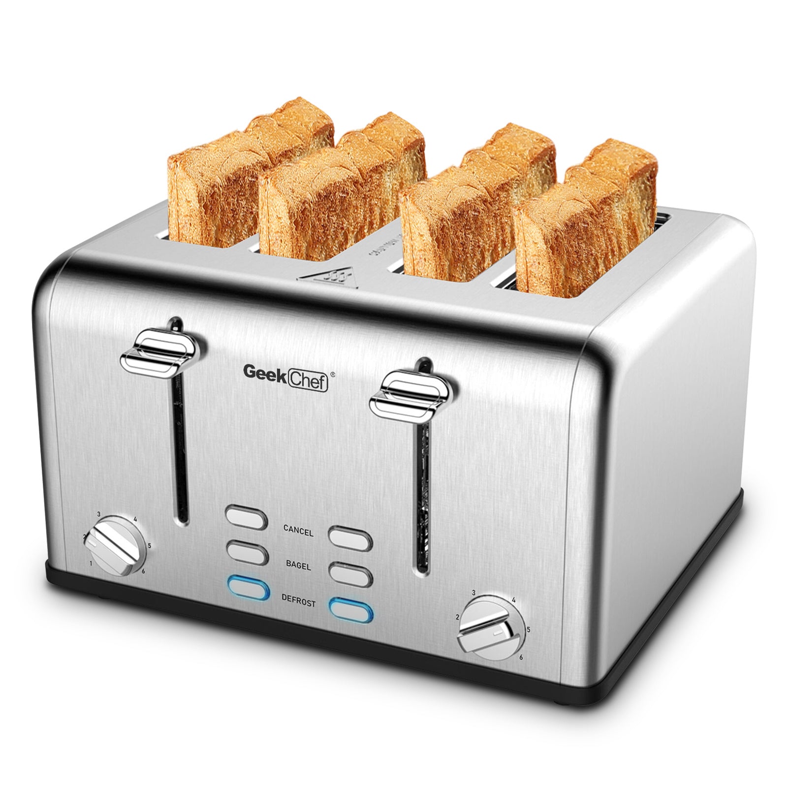 4 Slice and dual control Toaster