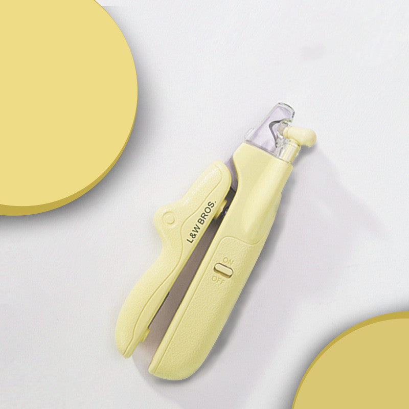 Pet Nail Clippers With LED Light Dogs Cat Nail Scissors
