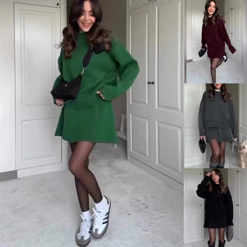 Cozy Chic Two-Piece Knit Set – Effortlessly Cool, Undeniably Elegant