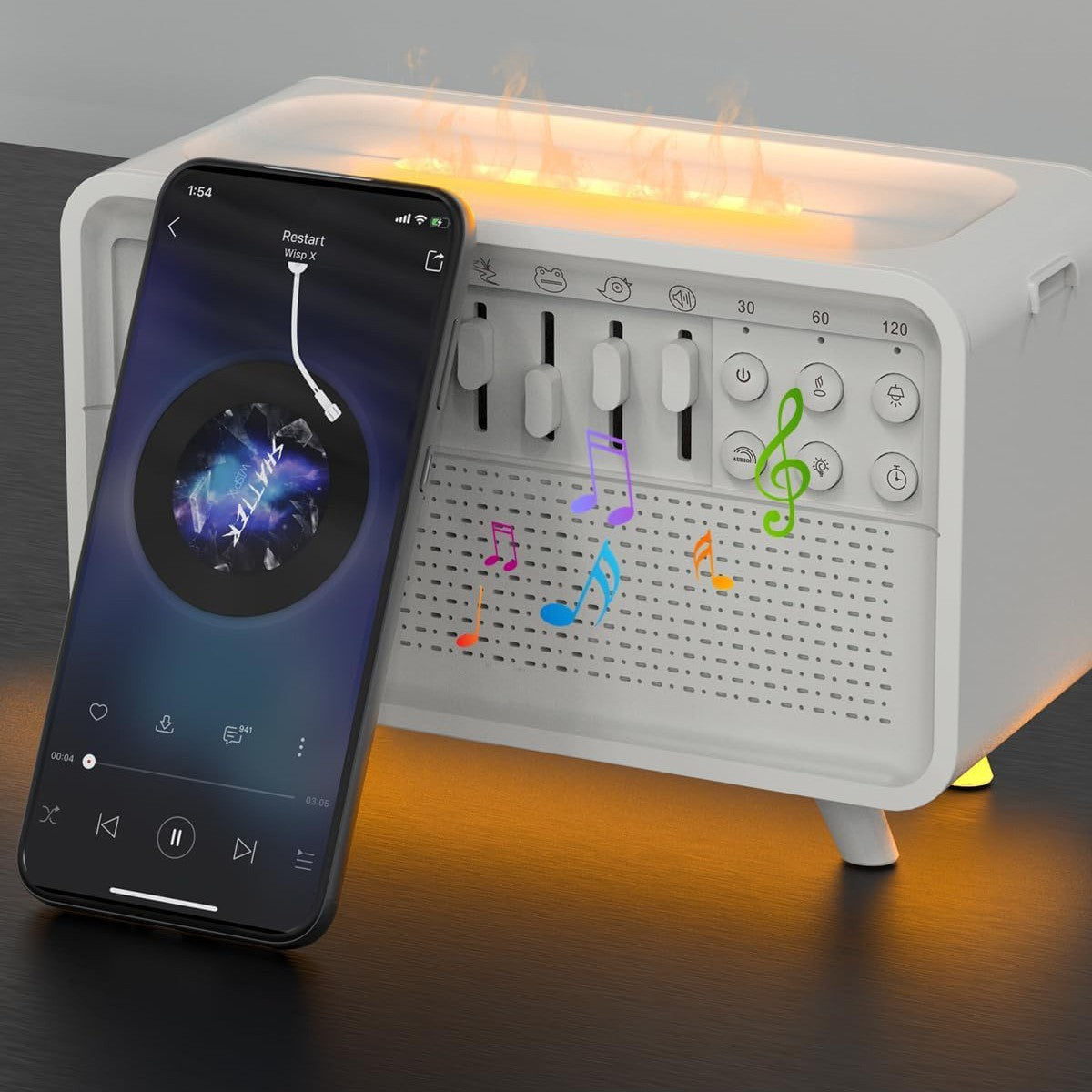 3 In 1 Bluetooth Speaker White Noise Sleep Night