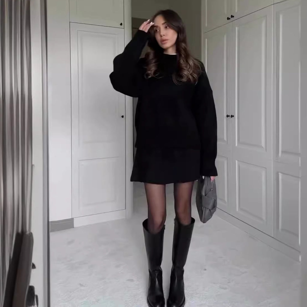 Cozy Chic Two-Piece Knit Set – Effortlessly Cool, Undeniably Elegant