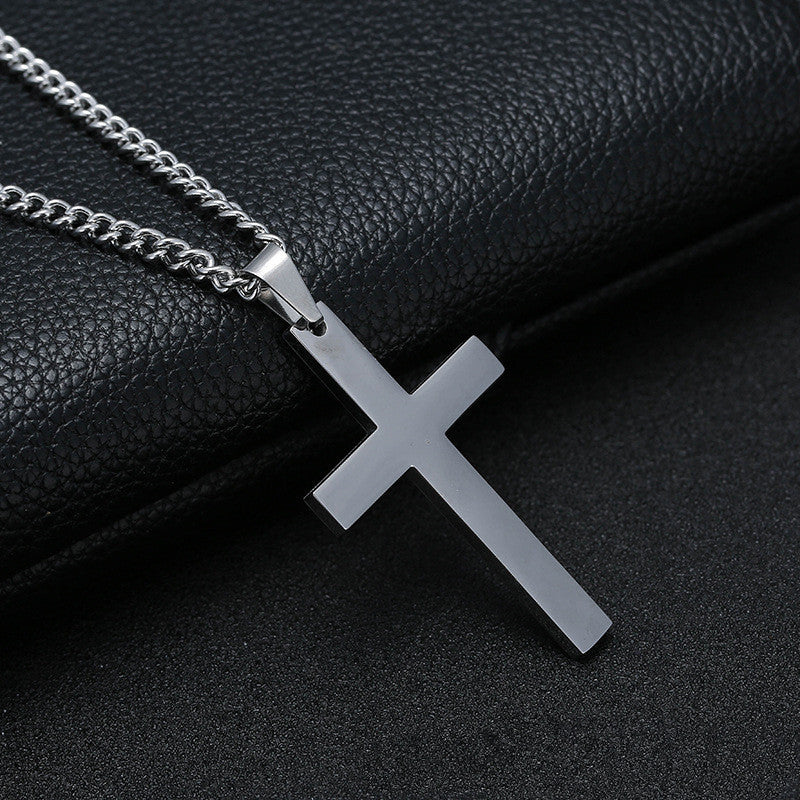 Classic Cross Necklace Men's