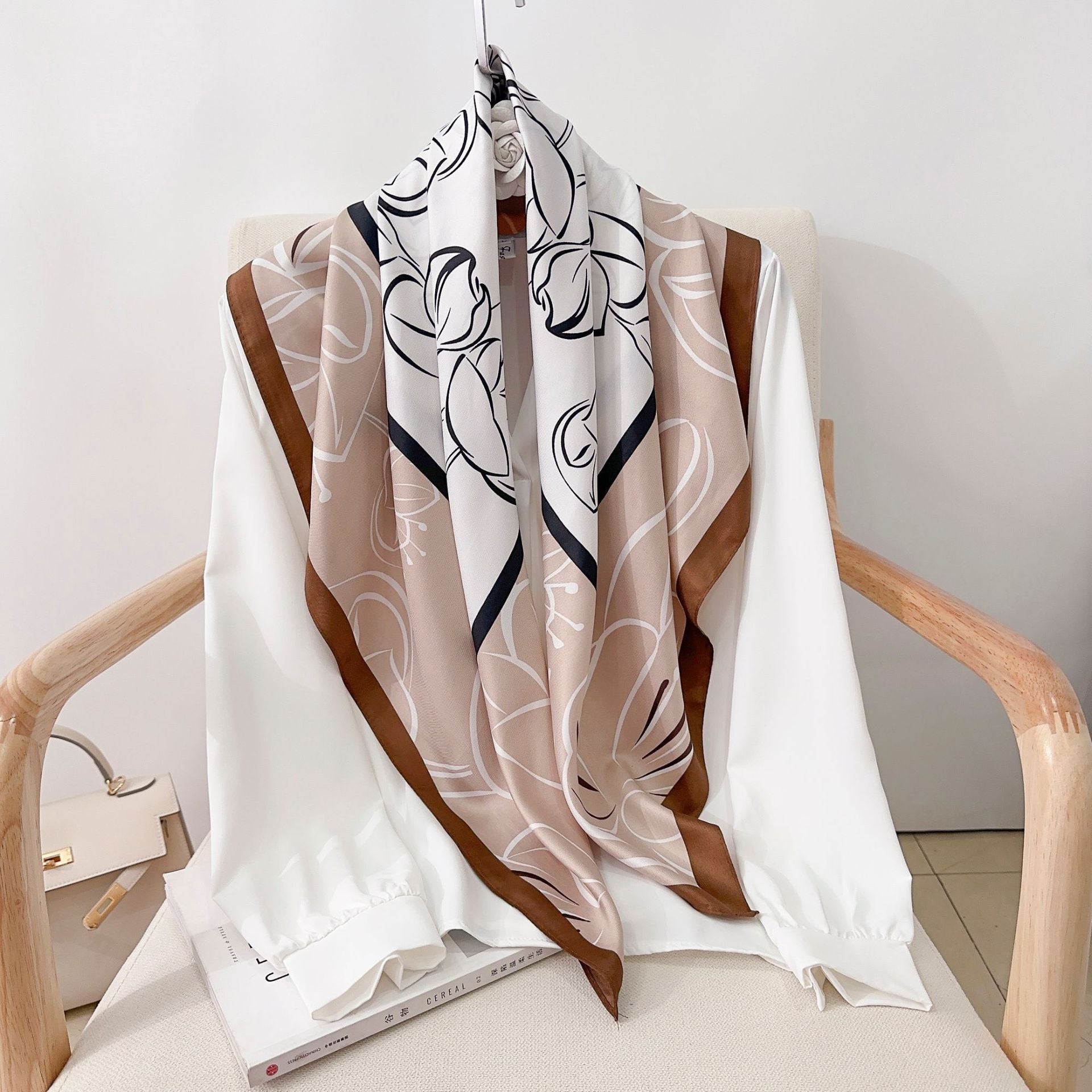 Scarlet Elegance Mesh Scarf