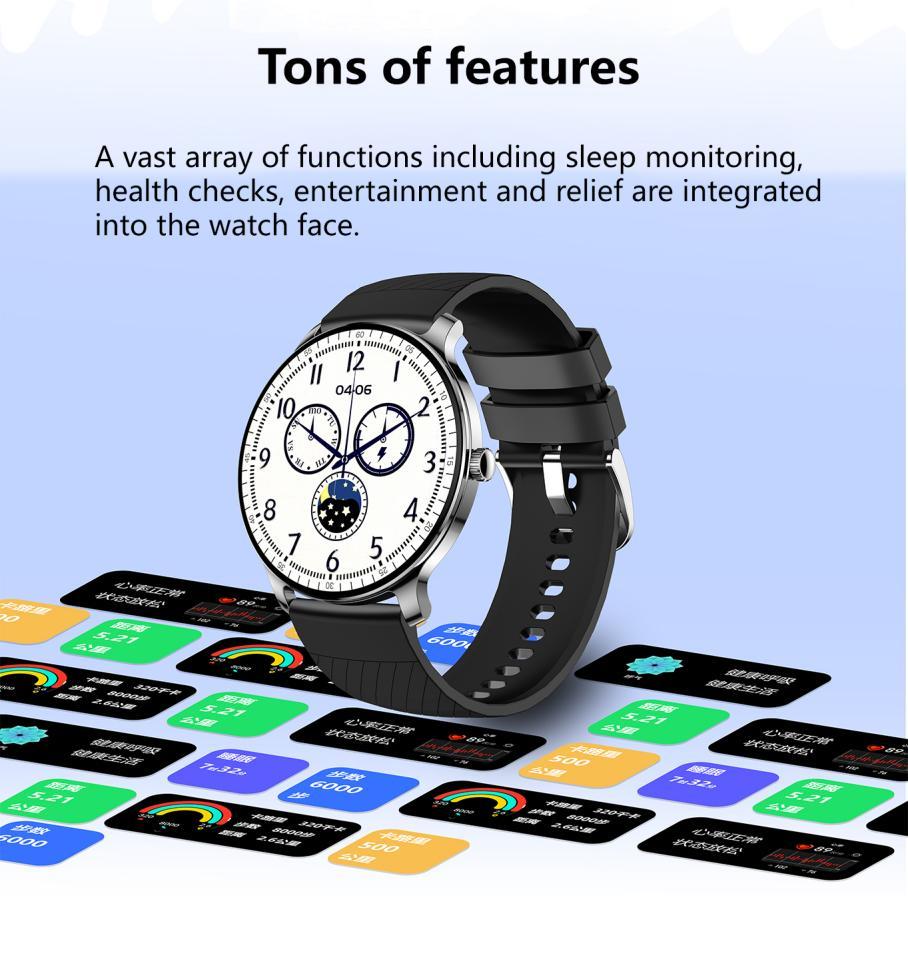Ultra Slim Smart Watch for Men and Women