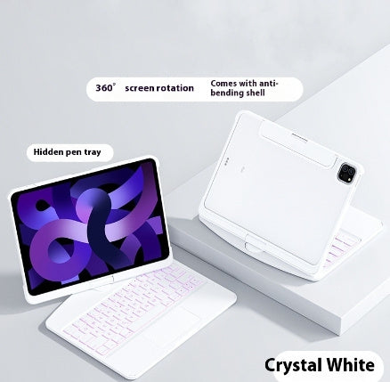 360° Swivel Keyboard Case with Cyberpunk Flair
