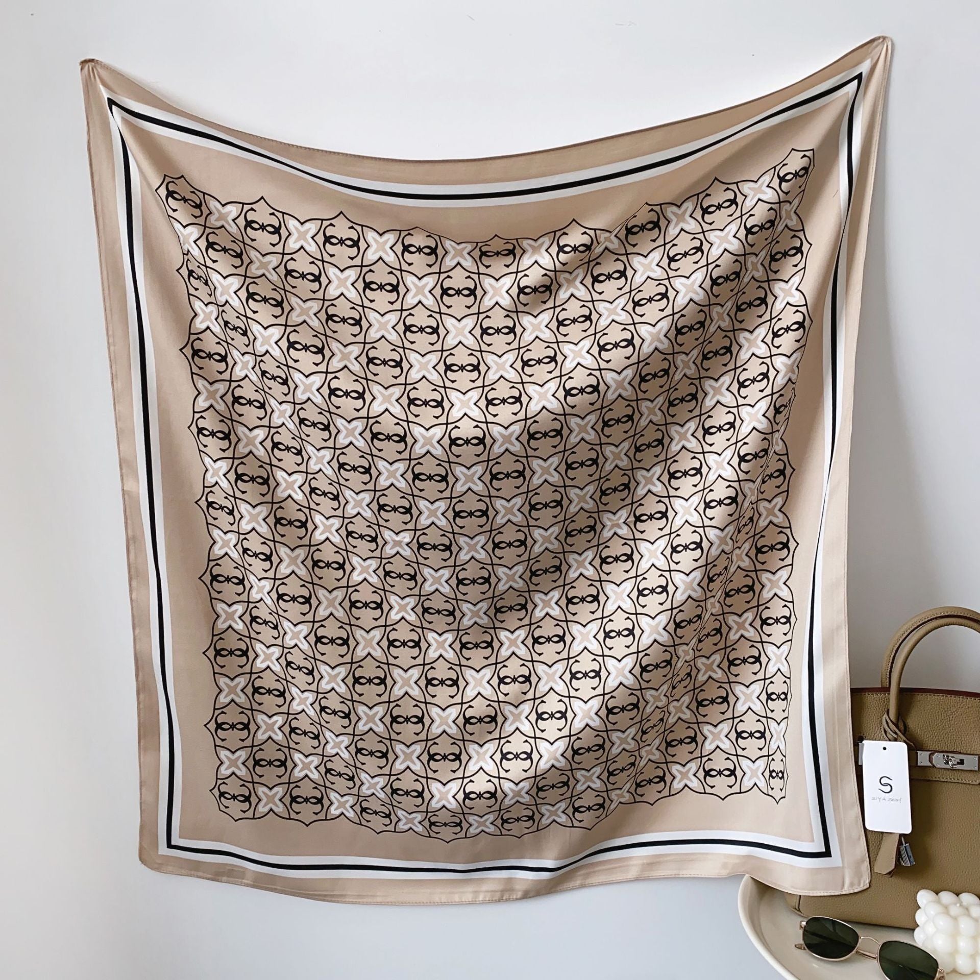 Scarlet Elegance Mesh Scarf