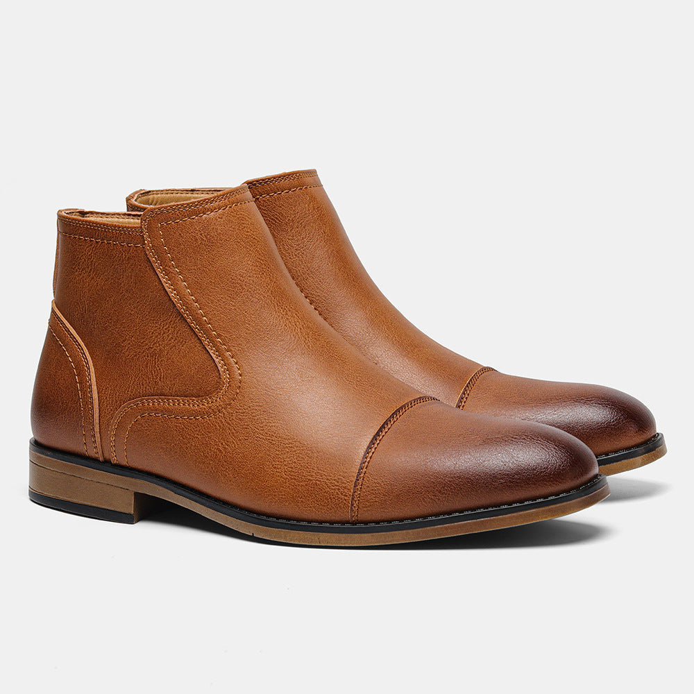 Men's leather boots