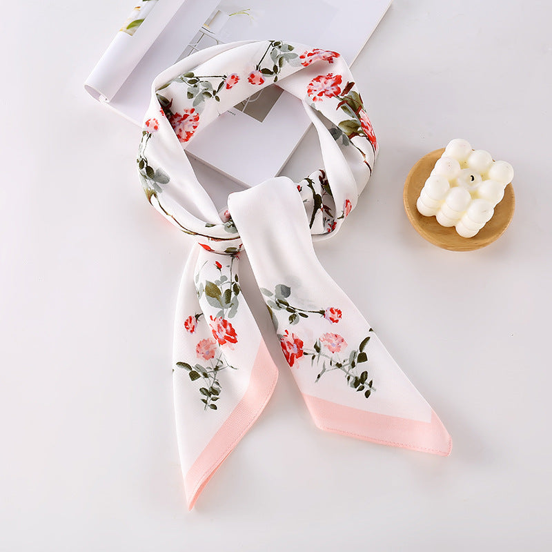 Scarlet Elegance Mesh Scarf