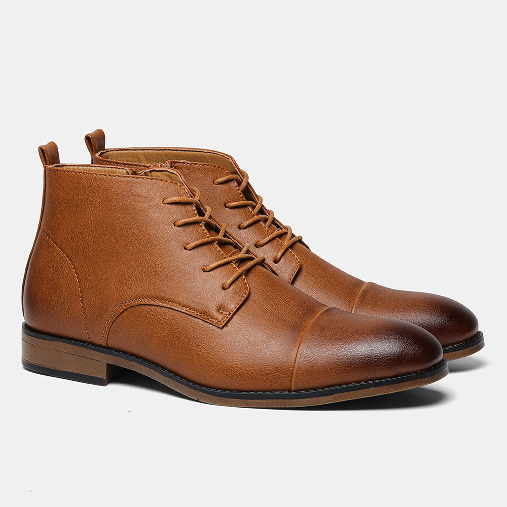 Men's leather boots