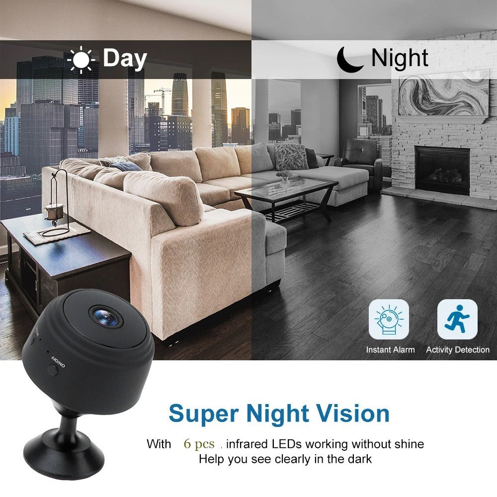 A9 Magnetic Suction Security Camera HD Camera Smart Infrared Night Vision