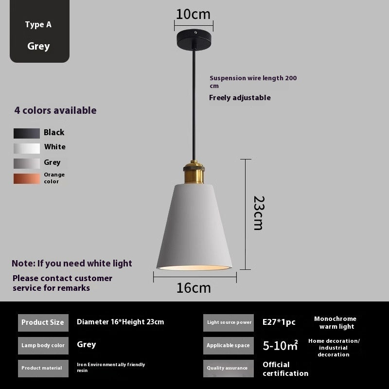 Simple Chandelier Dining Table Bar Lamp