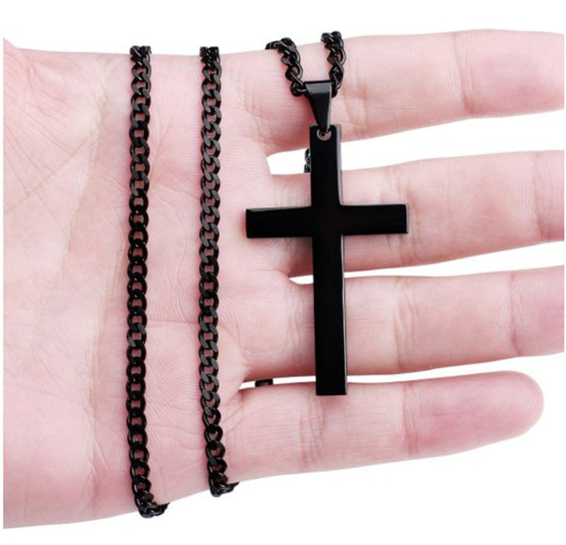 Classic Cross Necklace Men's