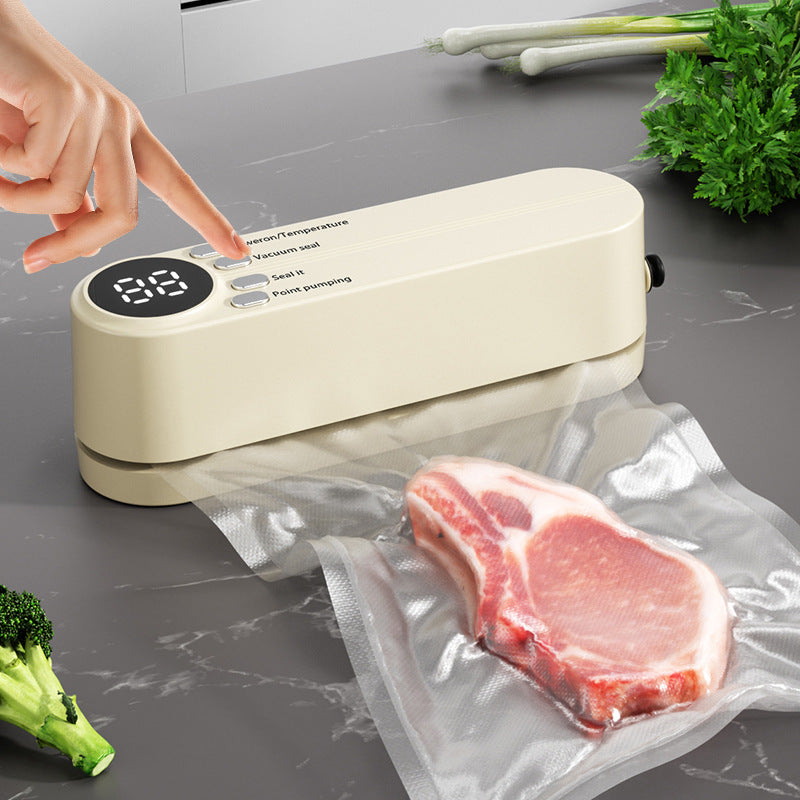 Mini Wireless Vacuum Sealer – USB Rechargeable & Portable