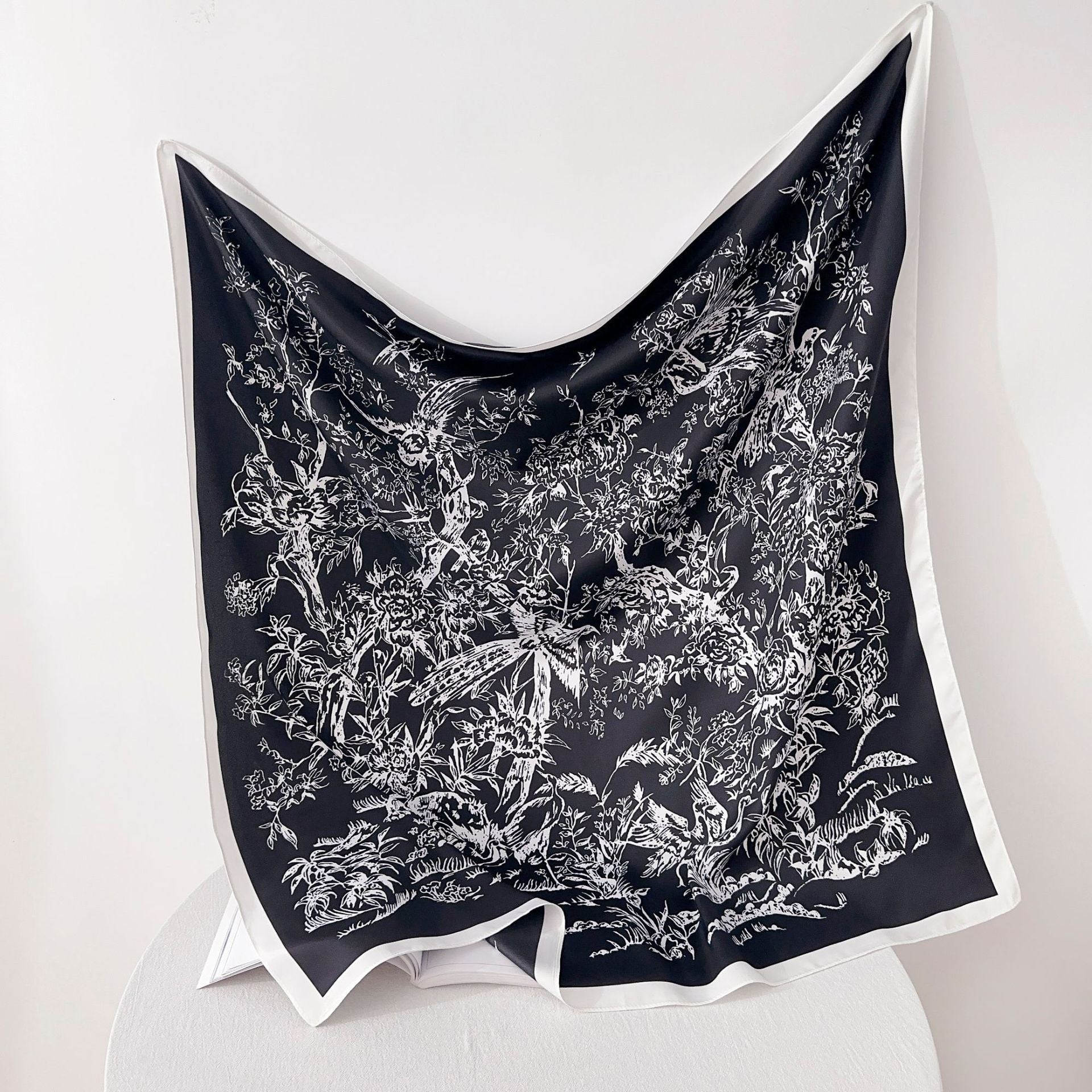 Scarlet Elegance Mesh Scarf