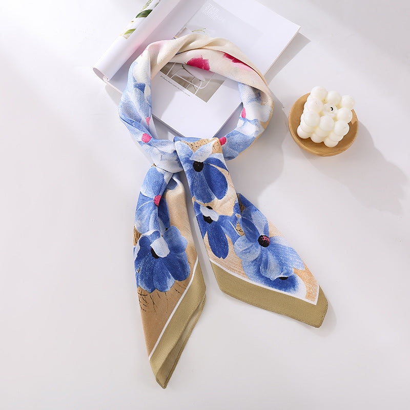 Scarlet Elegance Mesh Scarf