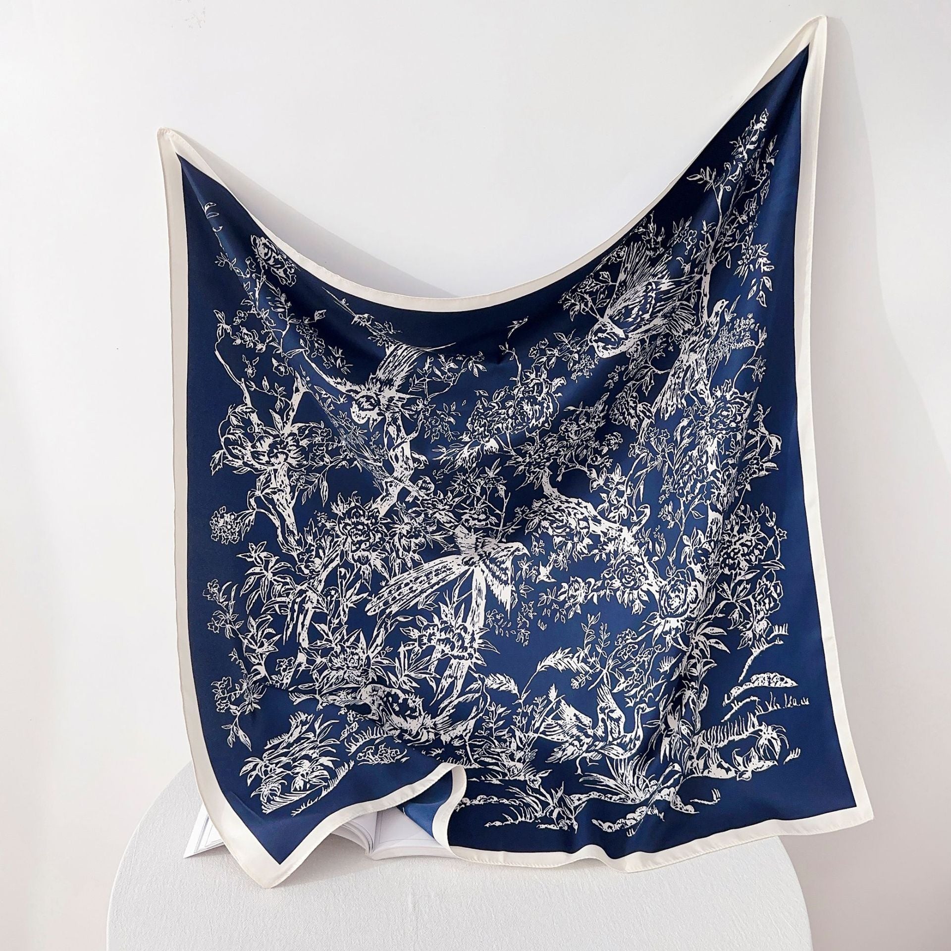 Scarlet Elegance Mesh Scarf