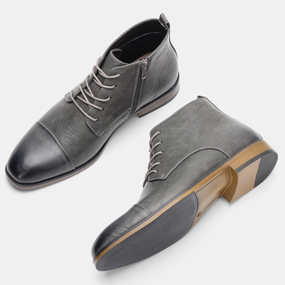 Men's leather boots