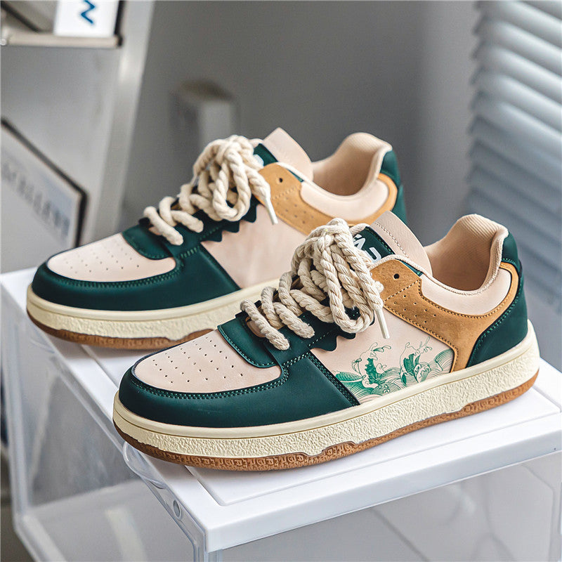 Men’s Lace-Up Casual Sneakers
