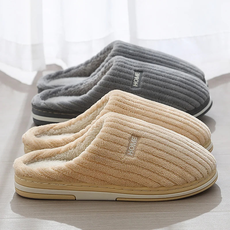 Solid Colour Simple Cotton Slippers