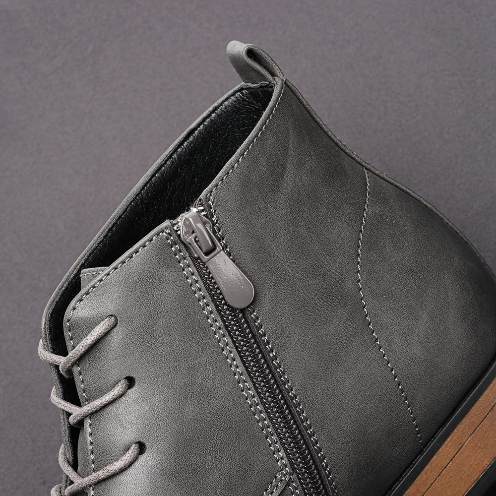 Men's leather boots