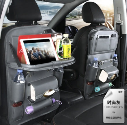 Multifunction Seat Back Tray Hanging Bag